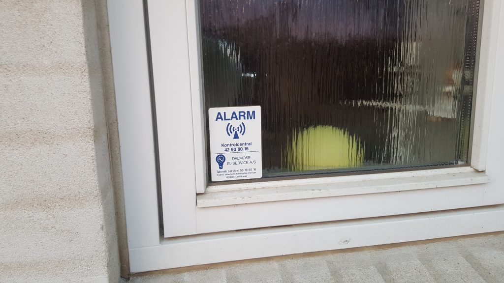 alarm til huset